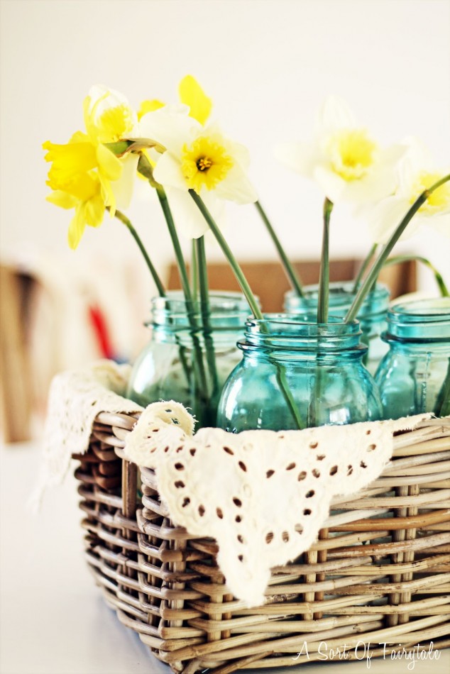 Bottles and Flowers