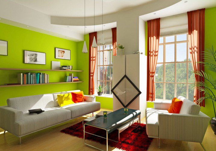 Bright Green Walls