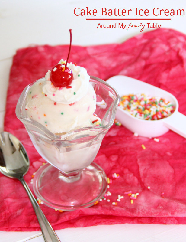 Cake Batter Ice-cream