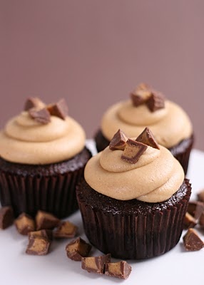 Chocolate Peanut Butter Cupcakes