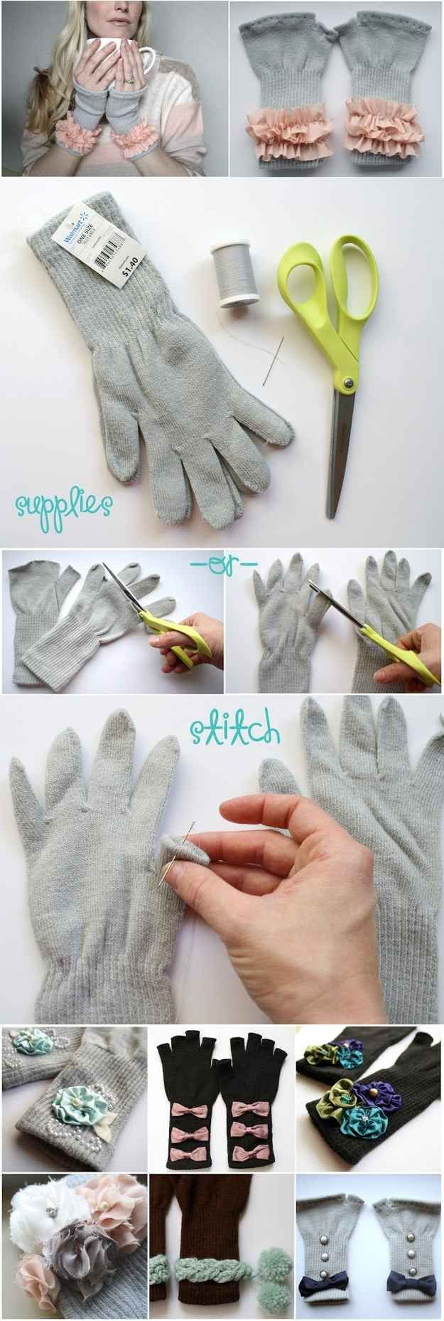 DIY Fingerless Gloves