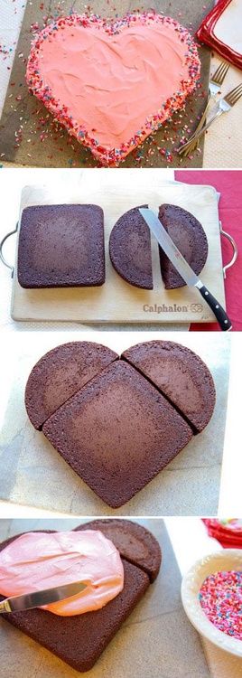 DIY Heart Cake