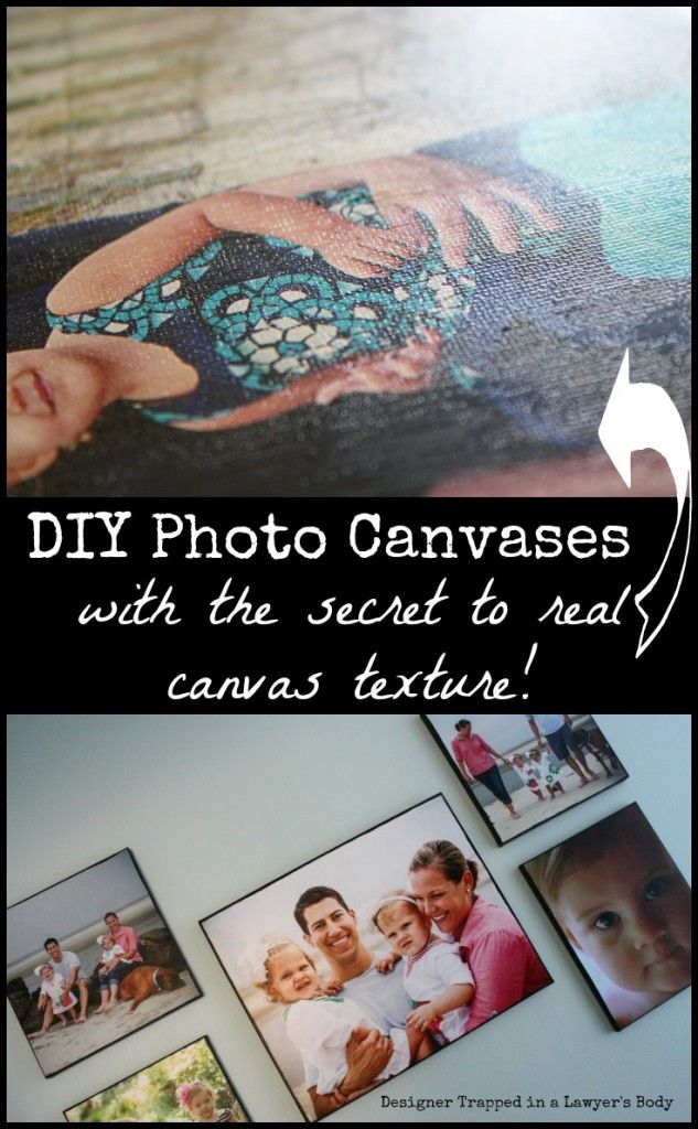 DIY Photo Canvas Tutorial