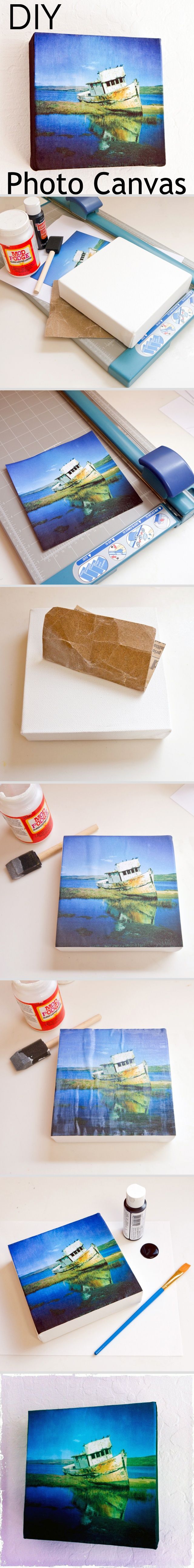 DIY Square Photo Canvas