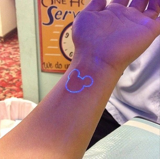 Disney Glow Tattoo
