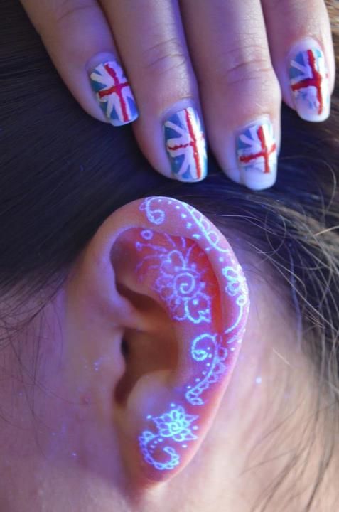 Ear Glow Tattoo