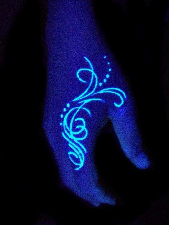 Flower Glow Tattoo