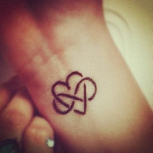 Infinity Heart Tattoo