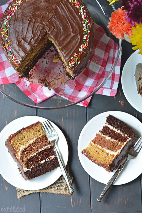 Ombre Cake