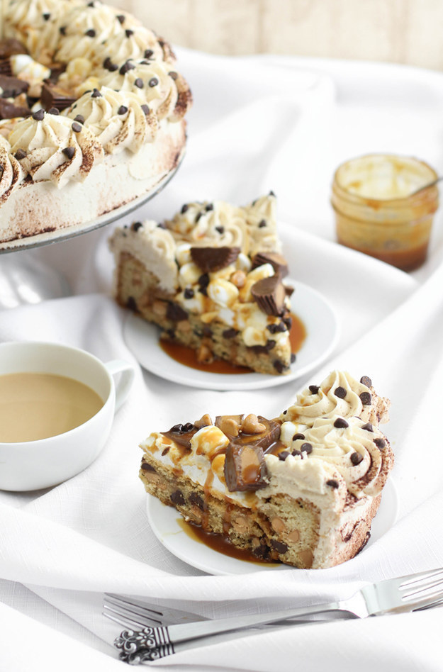 Peanut Butter Chocolate Coffee Cake