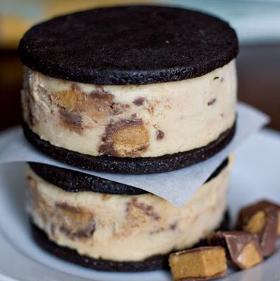 Peanut Butter Cup Ice-cream Sandwiches