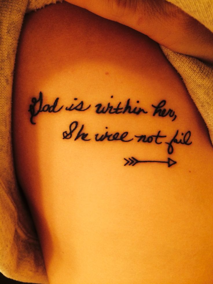 Pretty Written Tattoo