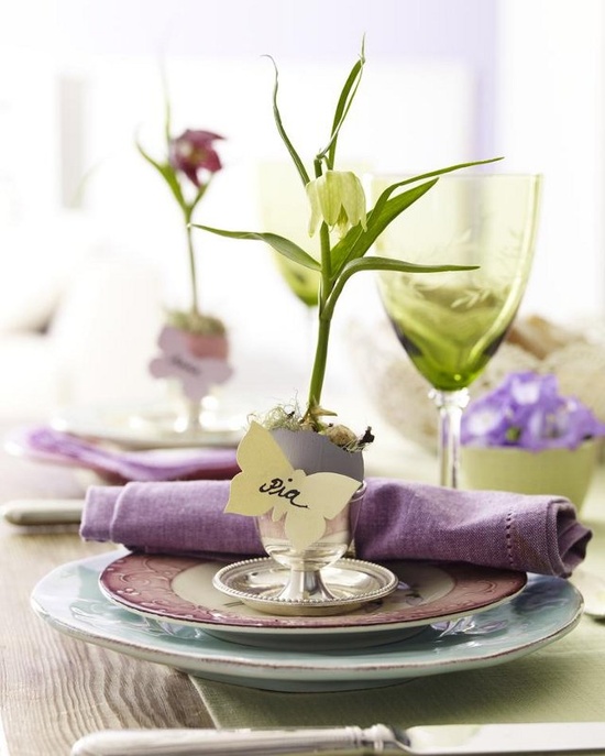 Purple Table Arrangement