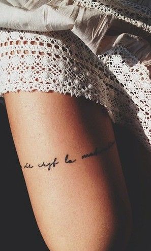 Quote Tattoo