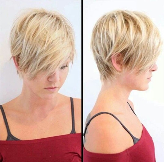 Short Layered Haircut for Blond Hair