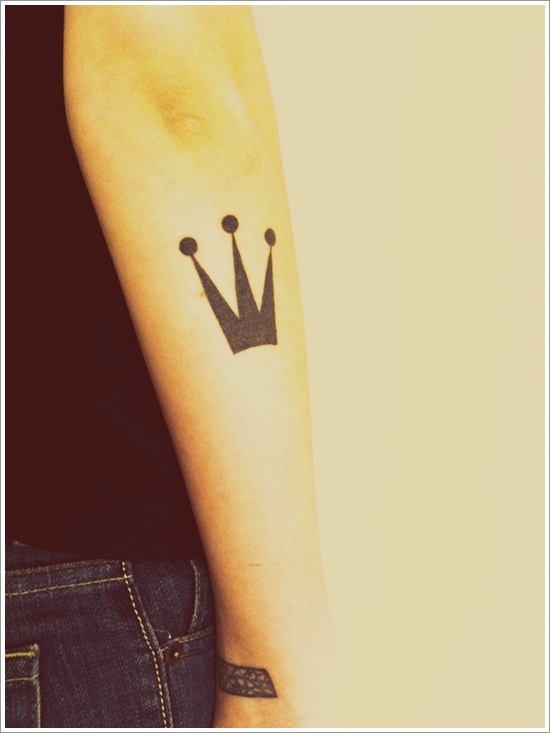 Simple Crown Tattoo