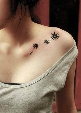 Star Tattoo on Shoulder