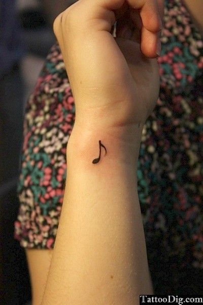 Tiny Music Tattoo