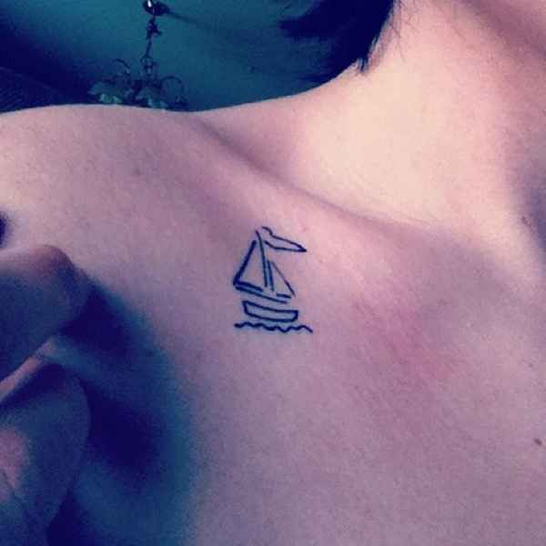 Tiny Tattoo on Shoulder