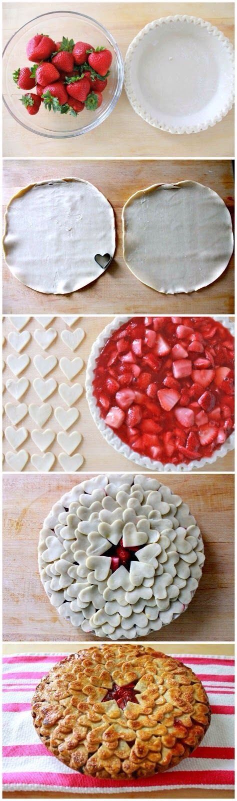 Valentine’s Strawberry Pie