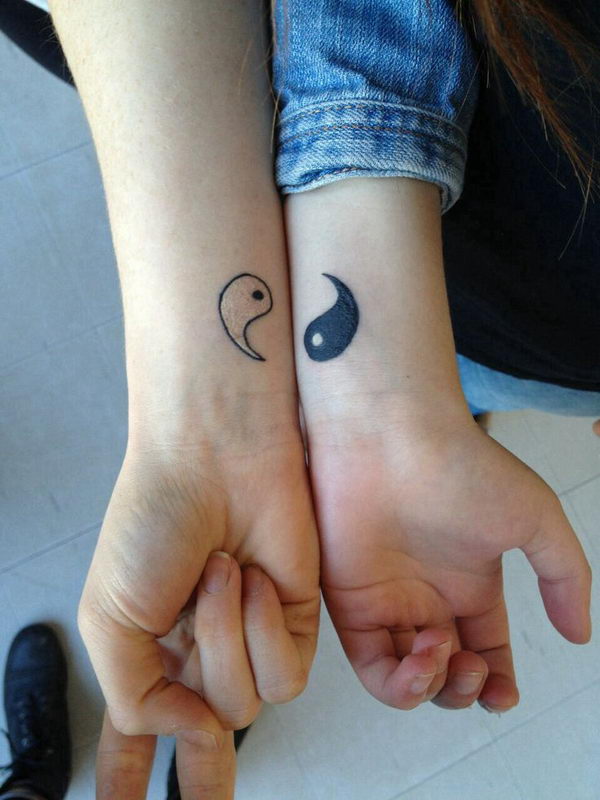 Ying Yang Tattoo Design