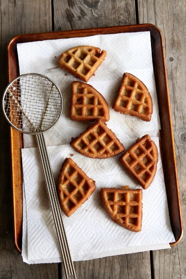 Apple Fritter Waffles