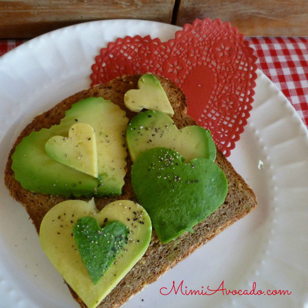 Avocado Heart Toast