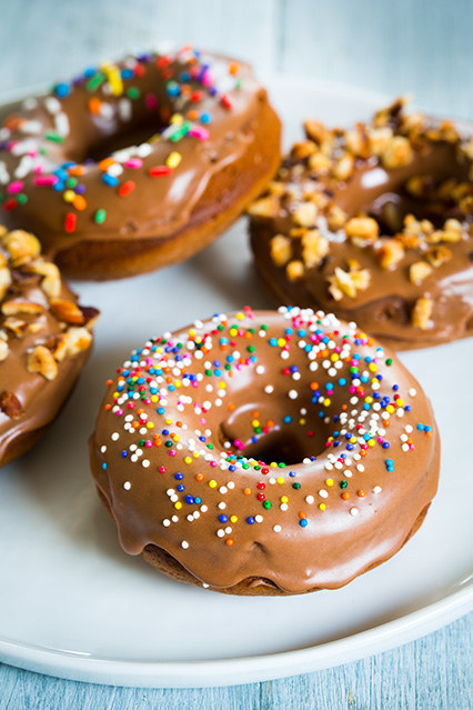 Baked Nutella Doughnuts