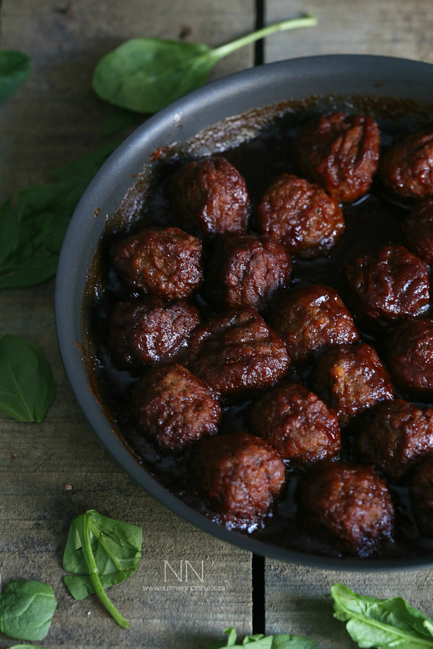 Bourbon BBQ Meatballs