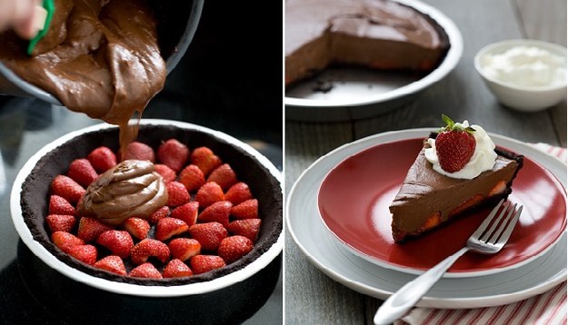 Chocolate Strawberry Pie