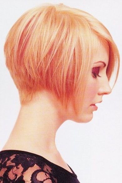 Colored Short Haircut for Women