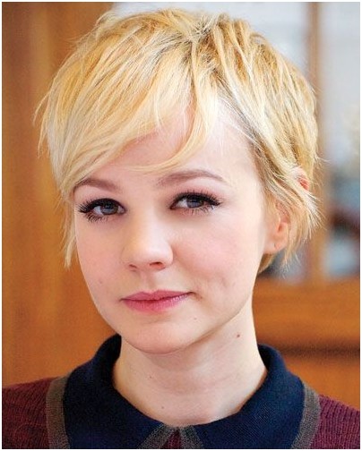 Cute Blonde Pixie Haircut for Fine Hair