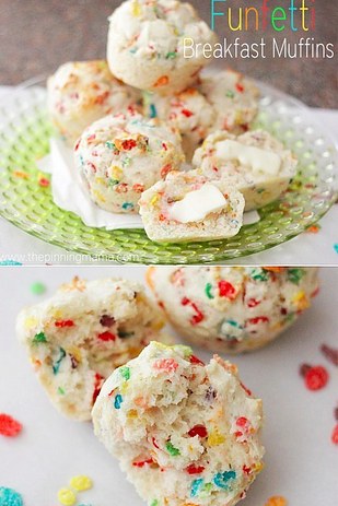 Funfetti Breakfast Muffins