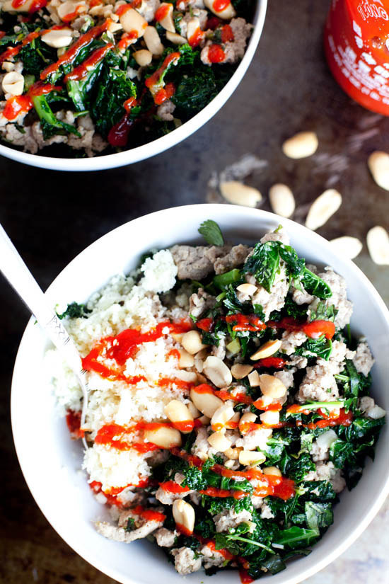 Garlic Ginger Kale Bowl