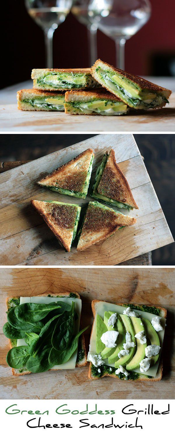 Green Goddess Grilled Cheese Sandwich