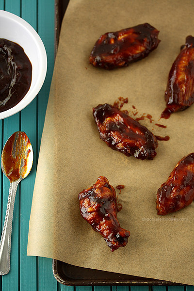 Jack Daniel’s Honey Barbecue Baked Chicken Wings