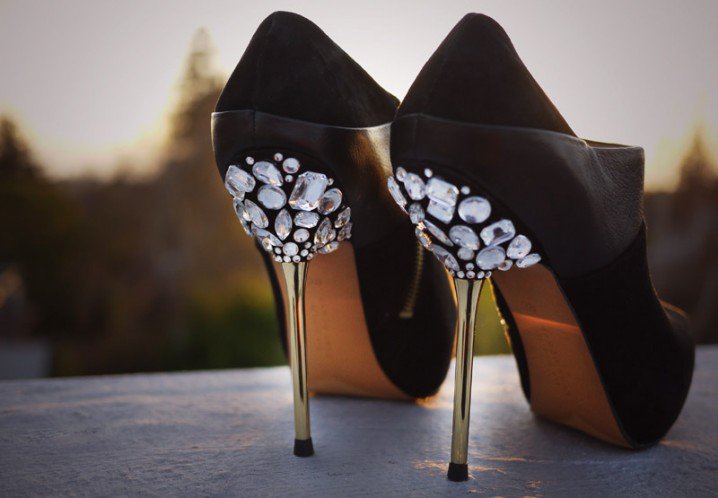 Jeweled Heels