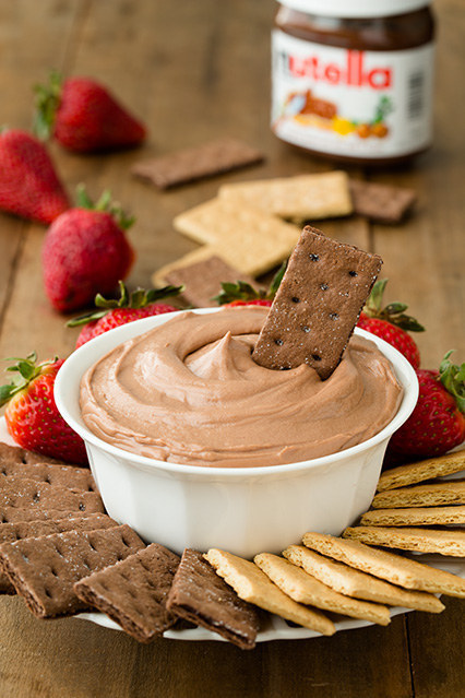 Nutella Cheesecake Dip