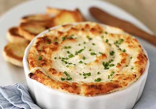 Onion and Cheese Souffle Dip