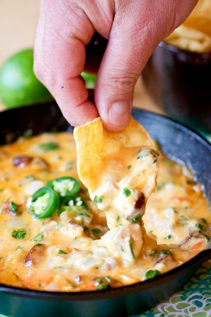 Queso Fundido with Chorizo