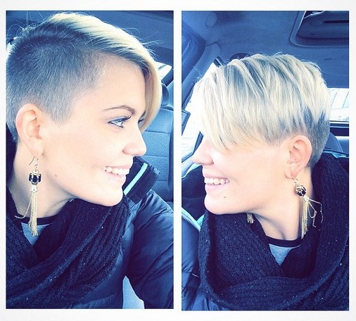 Shaved Pixie Cut