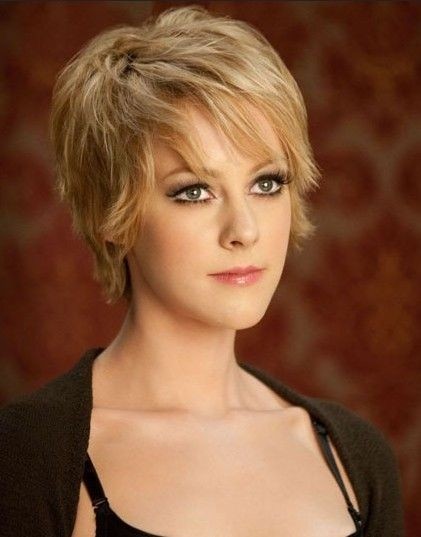 Short Blond Haircut for Thin Hair