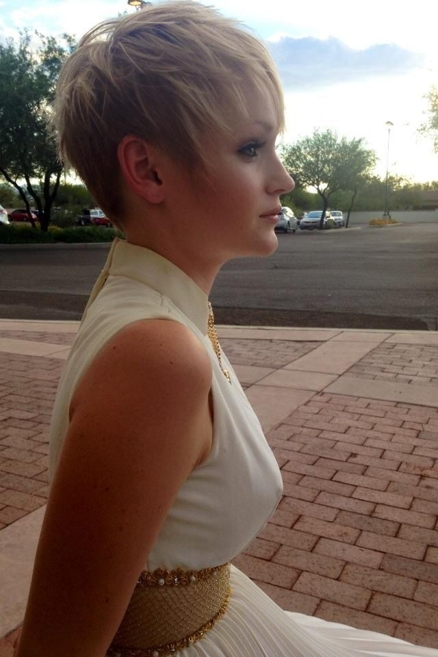 Short Hair with Blonde Highlights