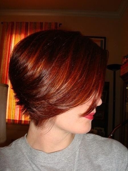 Short Hairstyle with Side Bangs