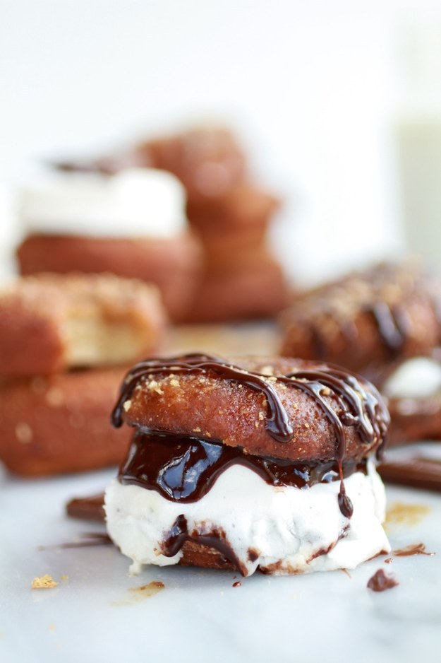 Smore Doughnut Sandwich