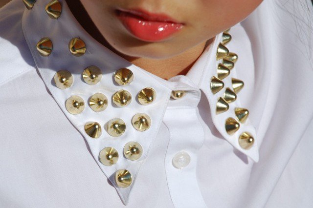 Studded Colar Shirt