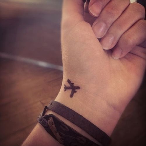 Tiny Plane Tattoo