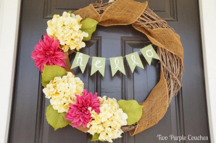 A Wreath with a Banner