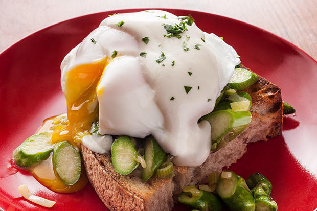 Asparagus Benedict with Dijon Sauce