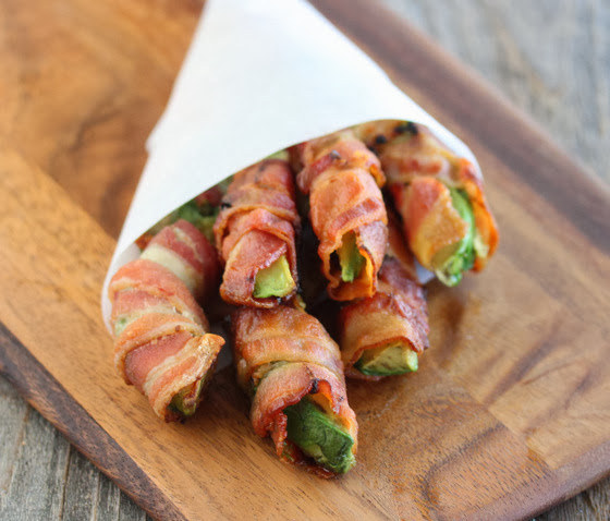 Bacon-wrapped Avocado Fries